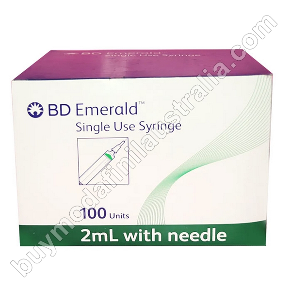 BD Emerald 2ml Syringe with 23G Needle (Syringe)
