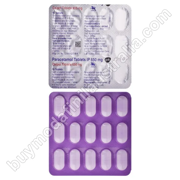 Buy Paracetamol 650 Mg Australia