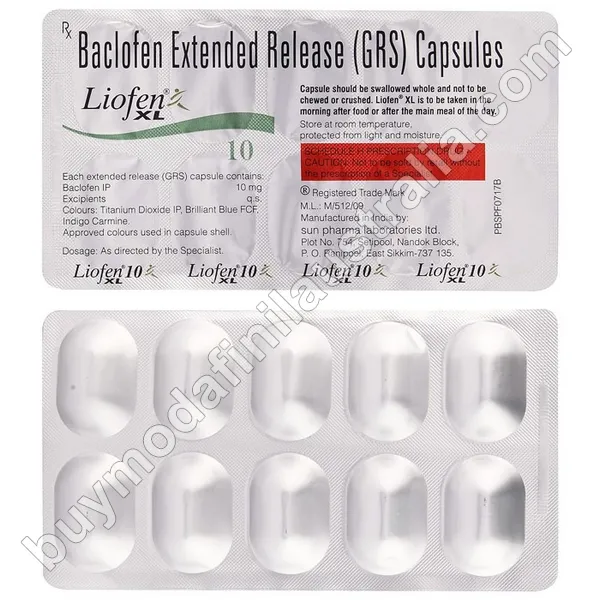 Baclofen Extended Release 10 Mg Australia