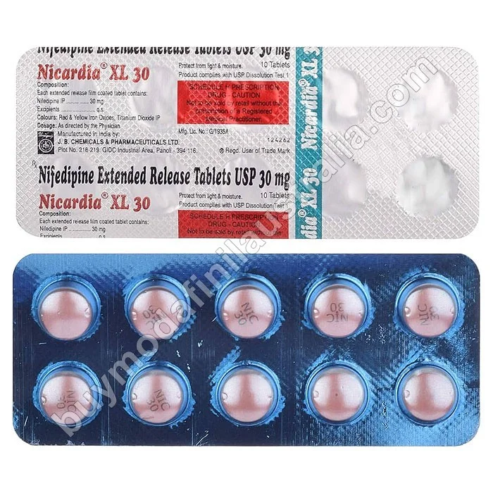 Nifedipine Extended Release 30 Mg Australia