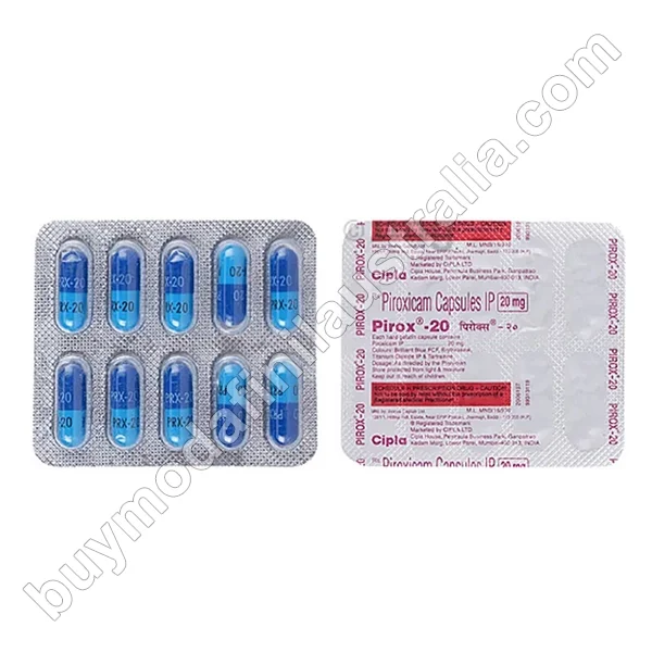 Buy Piroxicam 20 Mg Australia