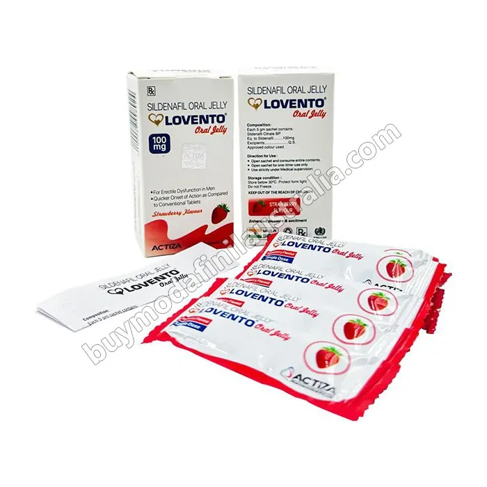 Viagra Oral Jelly Strawberry Flavour