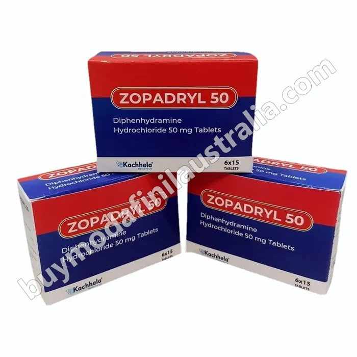 Zopadryl 50 mg (Diphenhydramine)