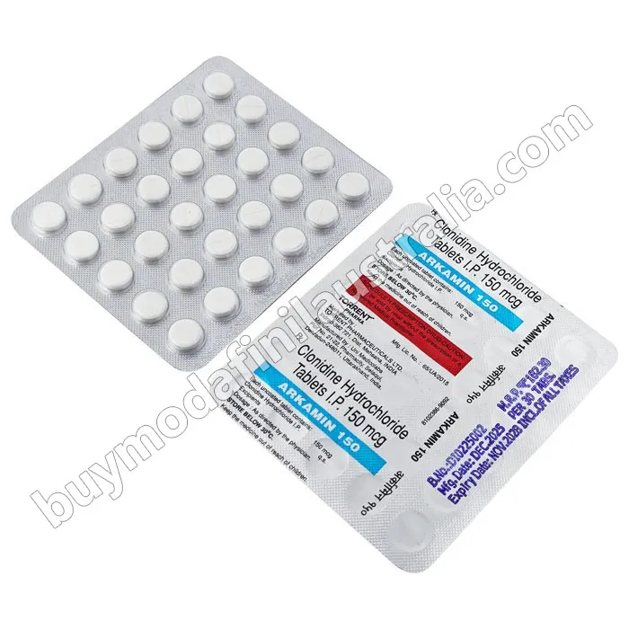 Arkamin 150 mcg Tablet (Clonidine)