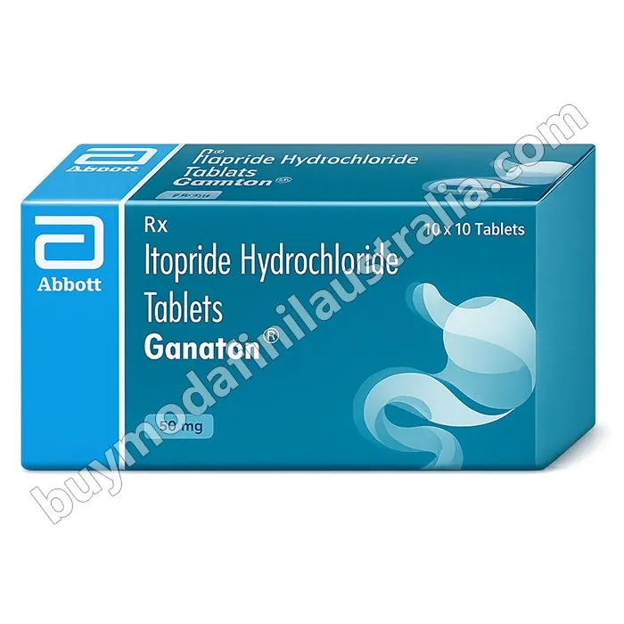Ganaton 50 mg Tablet (Itopride)