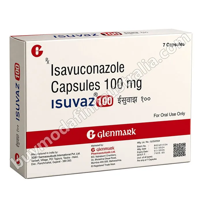 Isuvaz 100 mg Capsule (Isavuconazole)