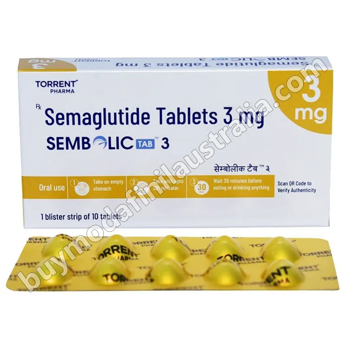 Sembolic 3 mg Tablet (Semaglutide)